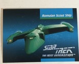 Star Trek Fifth Season Commemorative Trading Card #232 Romulan Scout Ship - £1.57 GBP