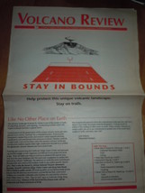 Volcano Review A Visitor&#39;s Guide to Mount St. Helens National Park 1993 - $6.99