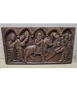 Vintage religious sculpure Wall Hanging Deco in a soft material (Foam?) ... - €21,44 EUR