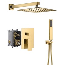 Cascada 12 Square Shower System (Wall Mounted) with Single Handle &amp; squ... - £365.85 GBP+