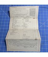 Antique Document 1903 Trinity County Texas Court Costs Signed Wirt N Wood - €12,59 EUR