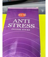 HEM Incense Sticks.  120ct box ANTI STRESS - $17.63 CAD