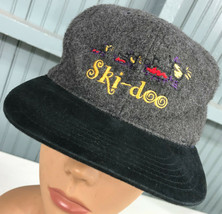 Ski-Doo Fleece Sizae Small Gray Adjustable Baseball Cap Hat  - £12.84 GBP