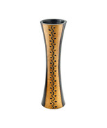 Vintage Polka Dots with Swirls Mango Tree Wood Flower Vase | home decor - £22.42 GBP