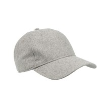 Time And Tru Women&#39;s Flannel Baseball Cap Heathered Grey Color NEW - £8.77 GBP