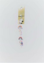 Bead Landing Ceramic Unicorn &amp; Rainbow Beads - 5 pc - New - £6.89 GBP
