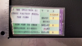 THE FIRM / JIMMY PAGE - VINTAGE LAMINATED MARCH 31, 1986 CONCERT TICKET ... - $18.00