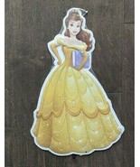 16&quot; DISNEY princess Belle beauty beast 3-D cutout USA metal display ad Sign - $65.17 CAD