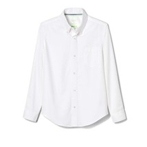 French Toast Boys White Long Sleeve Oxford Shirt Expandable Collar, Size... - $12.99