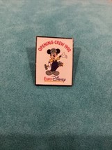 Disney Pin Opening Day Crew 1992 EuroDisney Cast Mickey Mouse Construction - £6.31 GBP