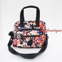 NWT New Kipling KI0320 Tracy Tote Bag Handbag Crossbody Polyester Splashy Posies - £55.74 GBP