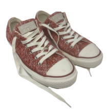 Converse All Star Red Knit Tennis Shoes Size 7.5M - $37.99