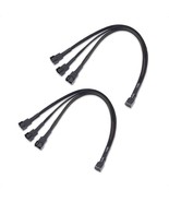 Cable Matters 2-Pack 3 Way 4 Pin PWM Fan Splitter Cable - 12 Inches - £13.36 GBP