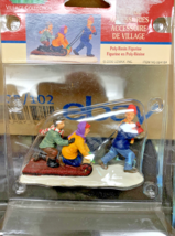 The Toboggan Tug Enchanted Forest Poly Resin Figurine by Lemax - $15.72