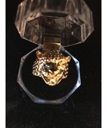 Mens Leopard Fashion Ring Yellow Gold Size 8.75 Ships N 24h - $47.95