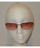Guess Peach Pink Rimless Rectangle Sunglasses Pink Gradient Lenses Women’s - $34.60 CAD