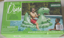 Members Mark Inflatable DINOSAUR Ride-On Swimming Pool Float Oversized Lake Floa - £25.64 GBP