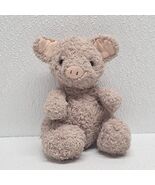 Jellycat Pudge Piglet Pig Curly Tail Tan Stuffed Pot Belly 6&quot; Plush - $630.61 MXN
