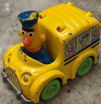 Vintage Playskool Sesame Street Bert School Bus Die-cast 1983 Muppets Car - $2.50