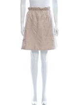 Helmut Lang Rare Archival Vintage Tan Quilted Ruffle Waist Skirt ~ 42 IT... - £91.58 GBP