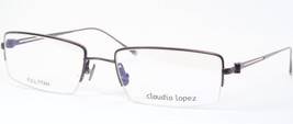 Claudio Lopez CLA5584 3 Lila Gafas Completo Titan Marco 55-18-140mm - £58.43 GBP