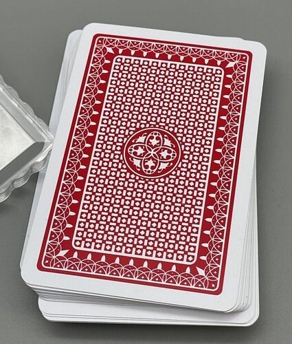 Vintage Royal Plastic Playing Cards Set of 2 Decks Washable Blue Red Complete Item image 7