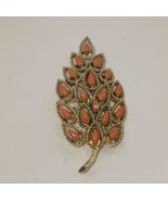 Vintage Gerrys Orange Keaf Goldtone Pin/Brooch - €21,71 EUR