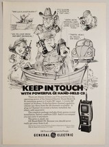 1978 Print Ad GE Hand-Held CB Radios Illustrated by Mort Drucker - £13.61 GBP