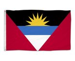 Antigua and Barbuda National Flag Country Banner 3&#39;x5&#39; Ft Polyester Grom... - £3.83 GBP