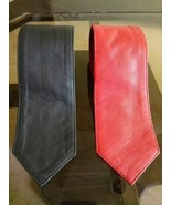 Men&#39;s Very Hot Genuine 100% Sheep Leather Tie Available in Different Colors - $38.34 CAD