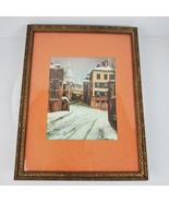 Vintage 1969 Art Print Oleograph P. G. Hubert Custom Vintage Framed 17x1... - €28,21 EUR