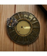Butterfly Small 5” Photo Frame Round Tabletop Glam Metal Epoxy Bling Gli... - $30.24 CAD
