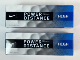 6 New NIKE POWER DISTANCE HIGH GOLF BALLS  - 2 SLEEVES OF 3 = 6 Total Balls - $14.85