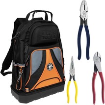 Klein Tools 80120 Backpack And Pliers Kit With Backpack, Long Nose, Piece - $192.97