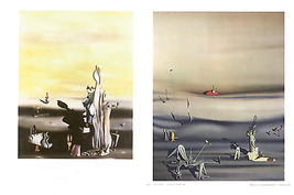 Bundle- 2 Assorted Yves Tanguy Rare Posters - £54.13 GBP