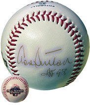 Don Sutton signed 2003 MLB All Star Game Fotoball HOF 98 imperfect- COA ... - $29.95
