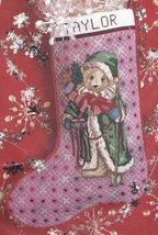 DIY Antique Santa Bear King Christmas Counted Cross Stitch Stocking Kit ... - $39.95