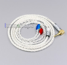 99% Pure Silver 8 Core 2.5mm 4.4mm 3.5mm XLR Earphone Cable  For Etymotic ER4B E - £63.39 GBP