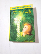 The Sign of the Twisted Candles Nancy Drew book hardcover Carolyn Keene ... - $4.09