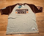 Akademiks Forgotten Heroes #9 Jersey Throwback Size 3XL Gray Patched - $39.55