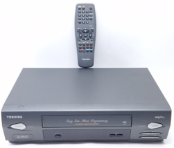 Toshiba M68 M-68 VCR PLus+ 4 Heads Hifi VCR/VHS Player/Recorder w/Remote - $47.63