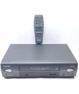 Toshiba M68 M-68 VCR PLus+ 4 Heads Hifi VCR/VHS Player/Recorder w/Remote - £35.60 GBP