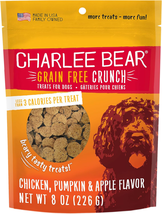 Charlee Bear Crunch Grain Free Dog Treats, Low Calorie, Healthy, Crunchy... - $38.65
