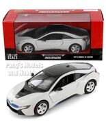 2018 BMW i8 Coupe  1/24 Scale Diecast Car Model - MotorMax - WHITE w/ BOX - $34.64