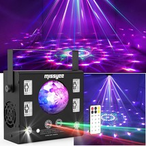 Disco Light Party Light, Dj Lights 4 In 1 With Disco Ball, Led Pattern Lights, S - £95.91 GBP