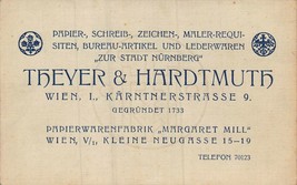 Wien Vienna Austria~Trever &amp; Hardtmuth Margaret Paper Ware Factory-
show... - $12.15