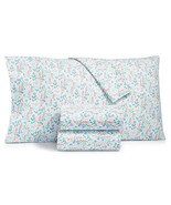 3PC Whim by Martha Stewart Collection Flannel Cotton Twin Sheet Set Dits... - £101.63 GBP
