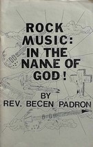 Rock Music: In the Name of God! by Reverend Becen Padron / 1983 Booklet - £8.89 GBP