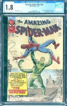 Amazing Spider-Man #20 (1965) CGC 1.8 -- O/w to white pgs; 1st &amp; origin Scorpion - £263.99 GBP