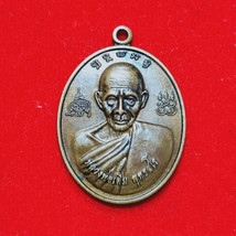 Buddhist Monk Inspired Amulet Coin Thai Buddhist Collectible Amulet 
Amu... - $731.45 MXN